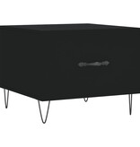VidaXL Salontafel 50x50x40 cm bewerkt hout zwart