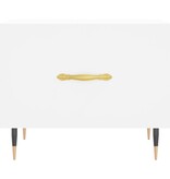 VidaXL Salontafel 50x50x40 cm bewerkt hout wit