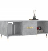 VidaXL Salontafel 102x50x40 cm bewerkt hout betongrijs