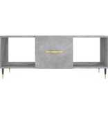VidaXL Salontafel 102x50x40 cm bewerkt hout betongrijs