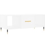 VidaXL Salontafel 102x50x40 cm bewerkt hout wit