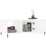 VidaXL Salontafel 102x50x40 cm bewerkt hout wit