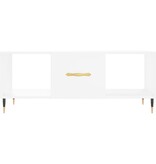 VidaXL Salontafel 102x50x40 cm bewerkt hout wit