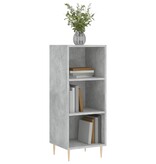 VidaXL Dressoir 34,5x32,5x90 cm bewerkt hout betongrijs