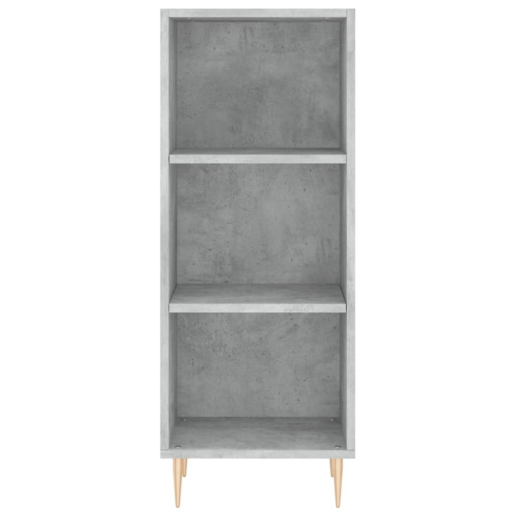 VidaXL Dressoir 34,5x32,5x90 cm bewerkt hout betongrijs