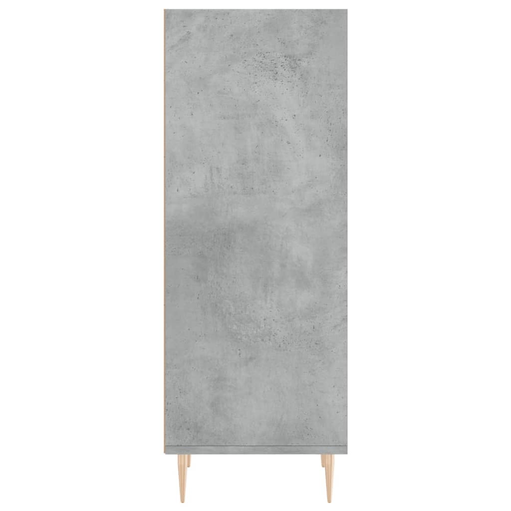 VidaXL Dressoir 34,5x32,5x90 cm bewerkt hout betongrijs