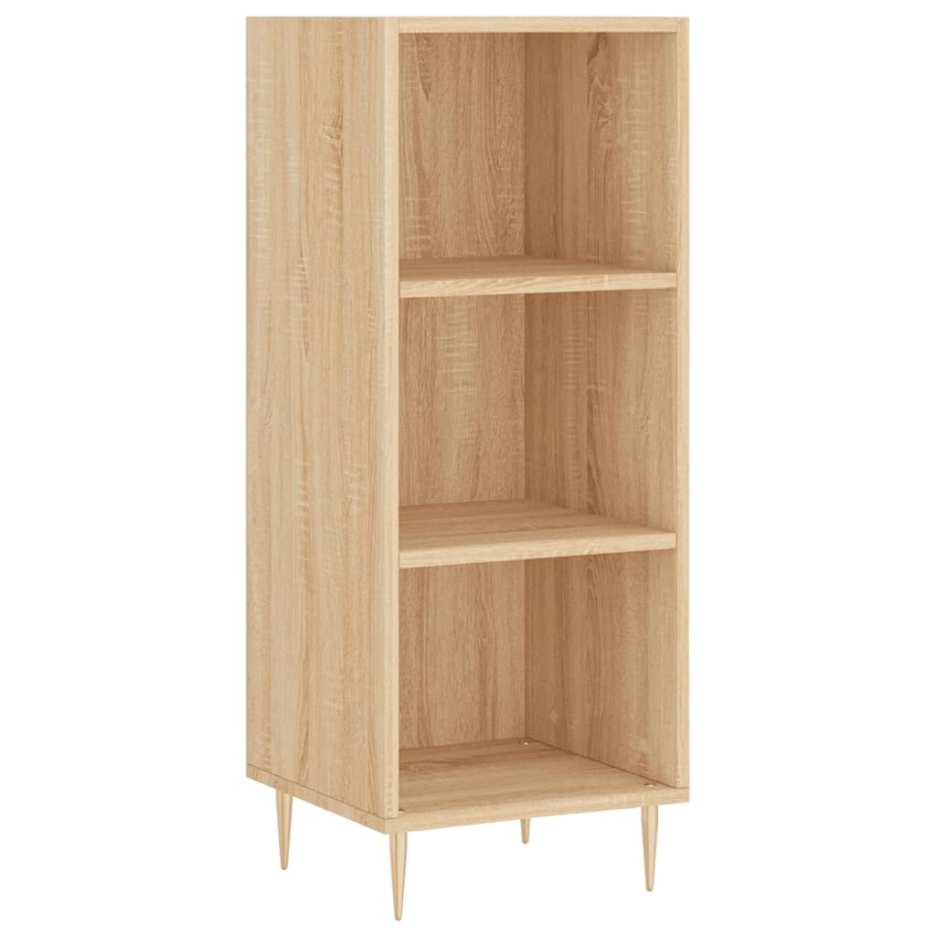 VidaXL Dressoir 34,5x32,5x90 cm bewerkt hout sonoma eikenkleurig