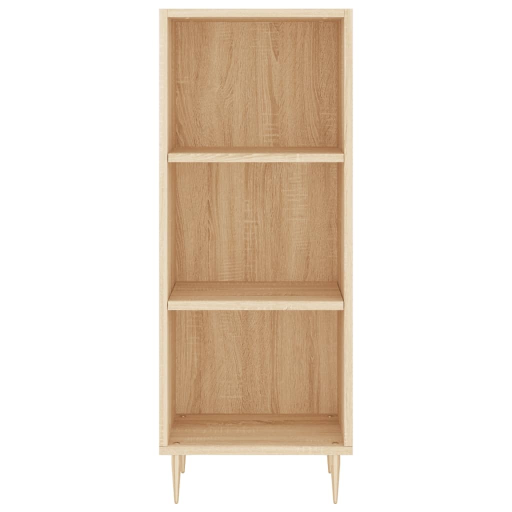 VidaXL Dressoir 34,5x32,5x90 cm bewerkt hout sonoma eikenkleurig