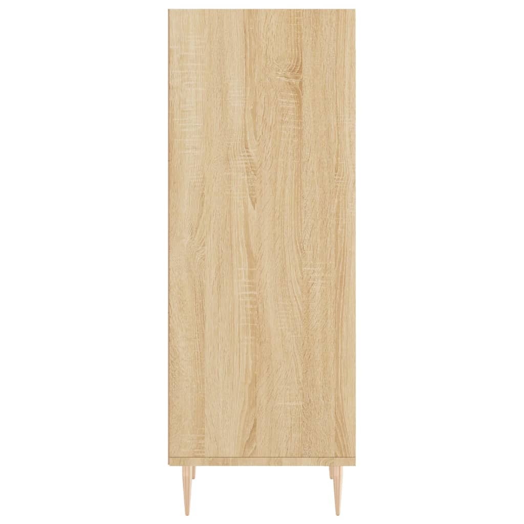 VidaXL Dressoir 34,5x32,5x90 cm bewerkt hout sonoma eikenkleurig