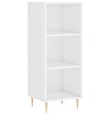 VidaXL Dressoir 34,5x32,5x90 cm bewerkt hout hoogglans wit