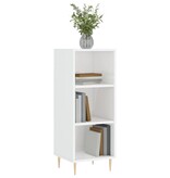 VidaXL Dressoir 34,5x32,5x90 cm bewerkt hout hoogglans wit