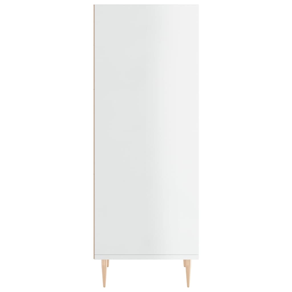 VidaXL Dressoir 34,5x32,5x90 cm bewerkt hout hoogglans wit