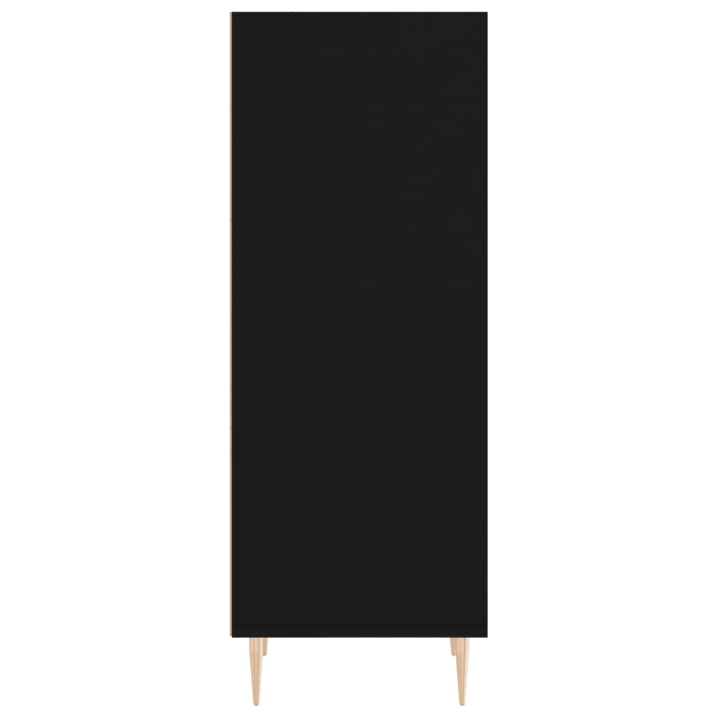 VidaXL Dressoir 34,5x32,5x90 cm bewerkt hout zwart