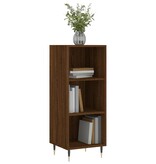 VidaXL Dressoir 34,5x32,5x90 cm bewerkt hout bruineikenkleurig