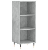 VidaXL Dressoir 34,5x32,5x90 cm bewerkt hout betongrijs