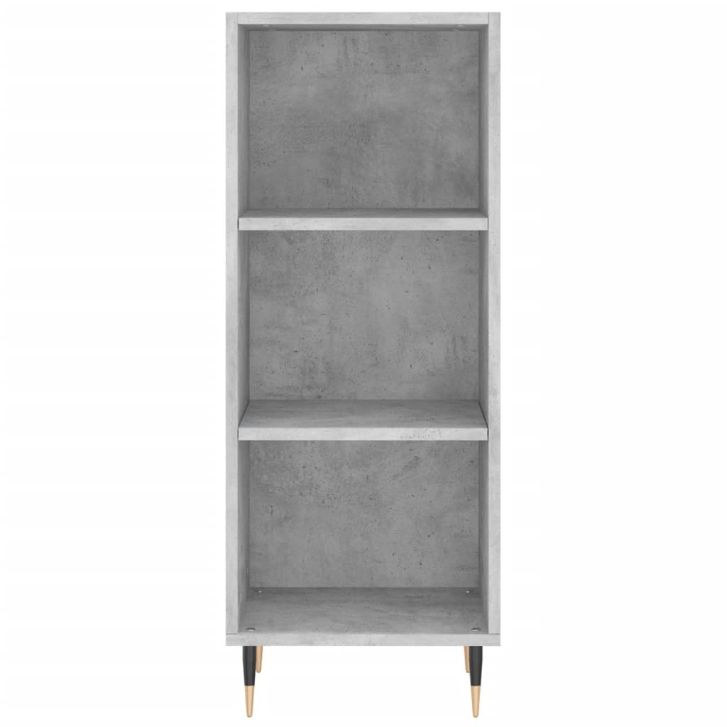 VidaXL Dressoir 34,5x32,5x90 cm bewerkt hout betongrijs