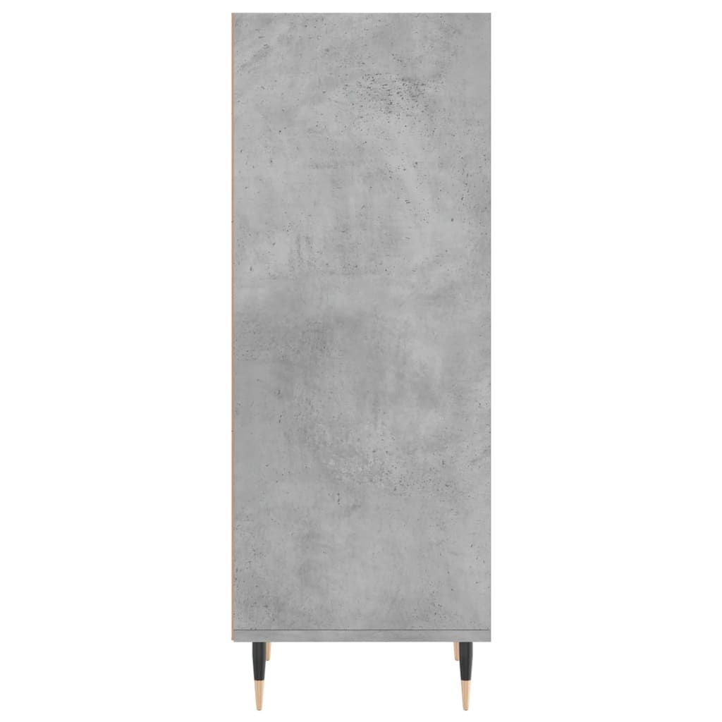 VidaXL Dressoir 34,5x32,5x90 cm bewerkt hout betongrijs