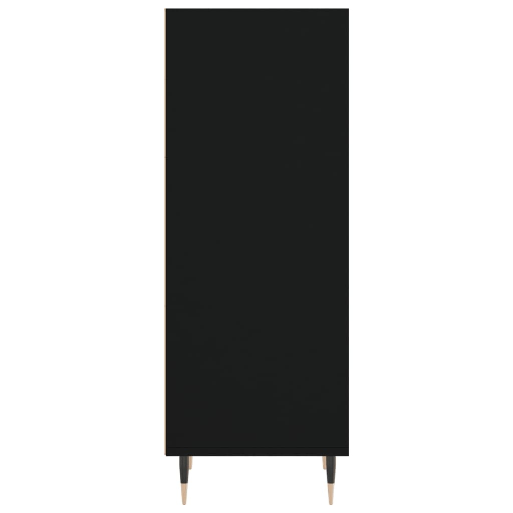 VidaXL Dressoir 34,5x32,5x90 cm bewerkt hout zwart