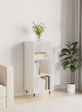 VidaXL Dressoir 34,5x32,5x90 cm bewerkt hout wit