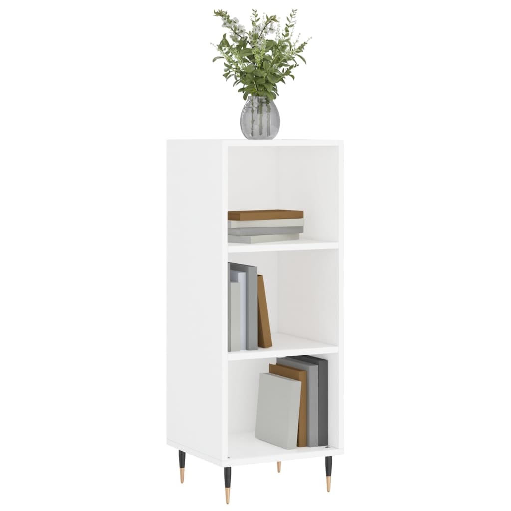 VidaXL Dressoir 34,5x32,5x90 cm bewerkt hout wit