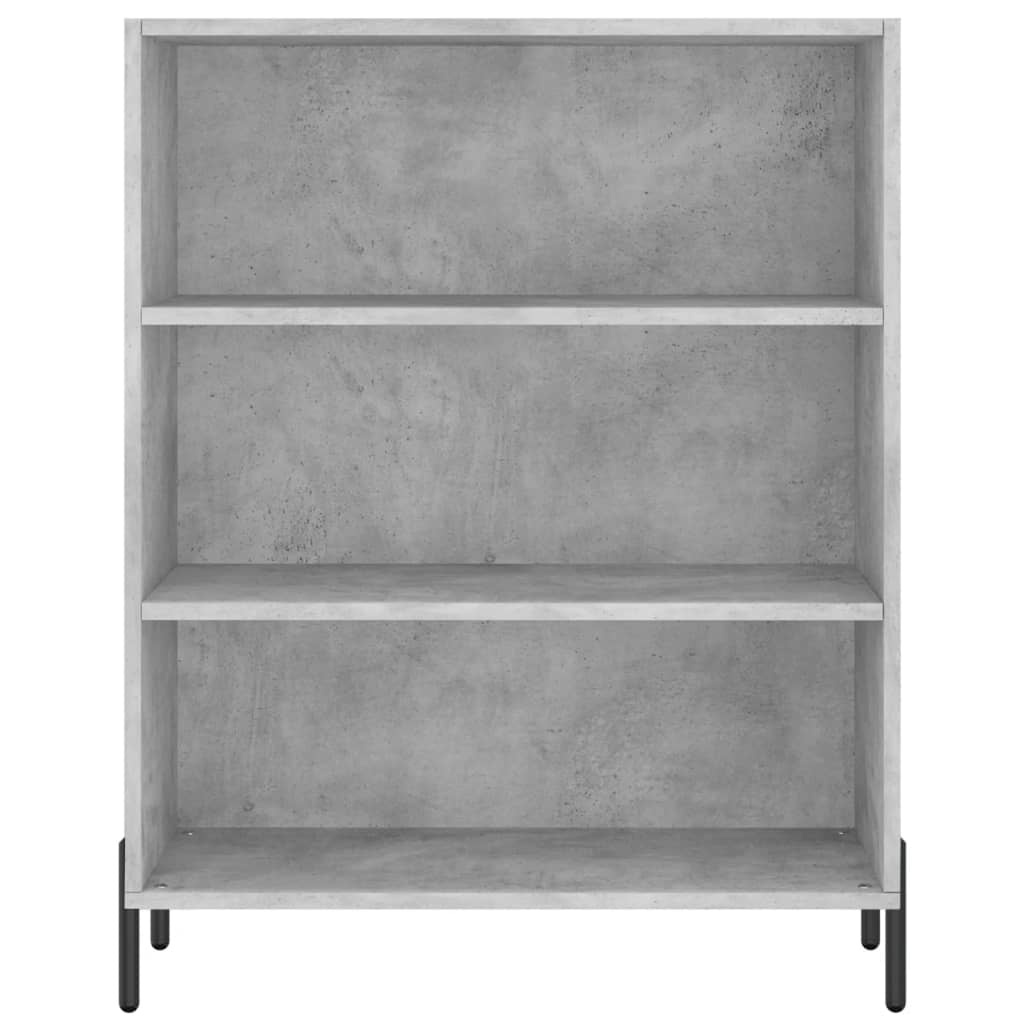 VidaXL Schappenkast 69,5x32,5x90 cm bewerkt hout betongrijs