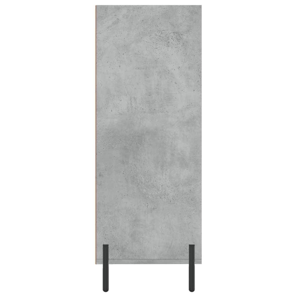 VidaXL Schappenkast 69,5x32,5x90 cm bewerkt hout betongrijs
