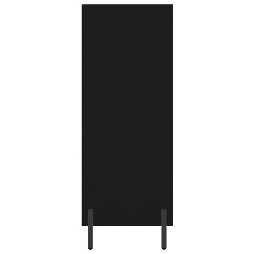 VidaXL vidaXLSchappenkast 69,5x32,5x90 cm bewerkt hout zwart