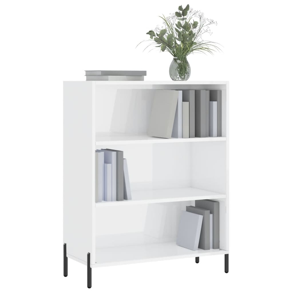 VidaXL Schappenkast 69,5x32,5x90 cm bewerkt hout wit