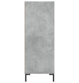 VidaXL Boekenkast 69,5x32,5x90 cm bewerkt hout betongrijs