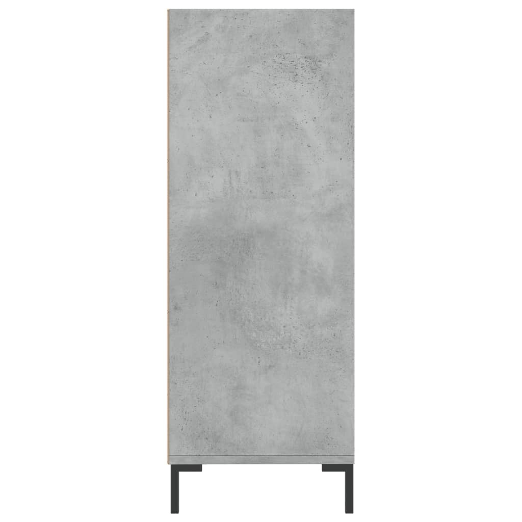 VidaXL Boekenkast 69,5x32,5x90 cm bewerkt hout betongrijs