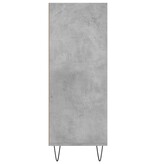 VidaXL Boekenkast 69,5x32,5x90 cm bewerkt hout betongrijs