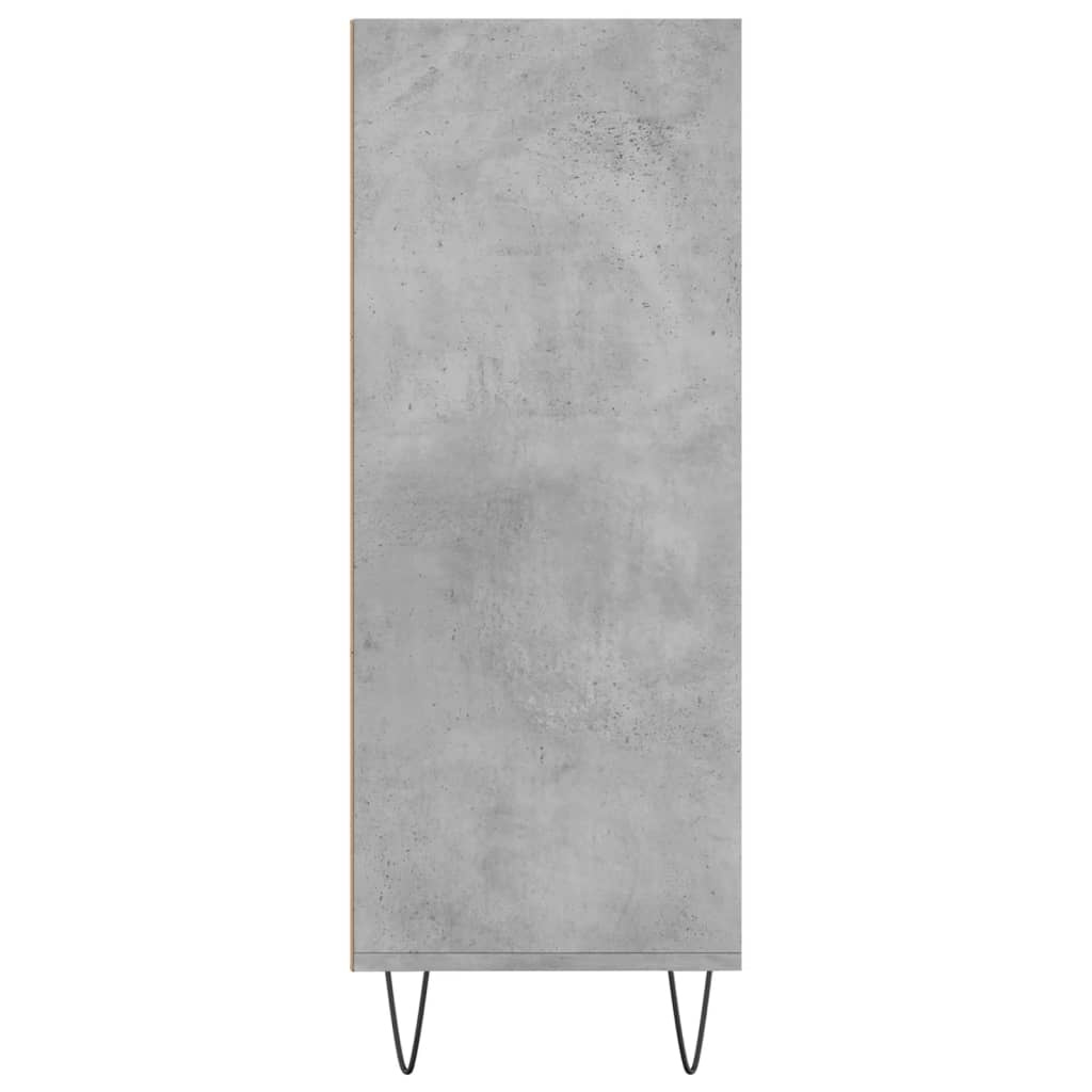 VidaXL Boekenkast 69,5x32,5x90 cm bewerkt hout betongrijs
