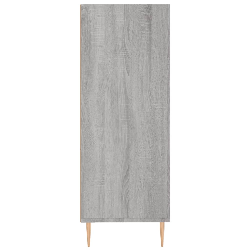VidaXL Boekenkast 69,5x32,5x90 cm bewerkt hout grijs sonoma eikenkleur