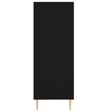 VidaXL Boekenkast 69,5x32,5x90 cm bewerkt hout zwart