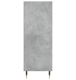 VidaXL Boekenkast 69,5x32,5x90 cm bewerkt hout betongrijs