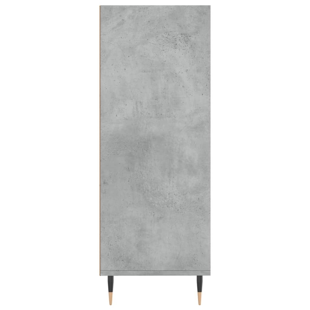 VidaXL Boekenkast 69,5x32,5x90 cm bewerkt hout betongrijs