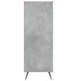 VidaXL Boekenkast 69,5x32,5x90 cm bewerkt hout betongrijs