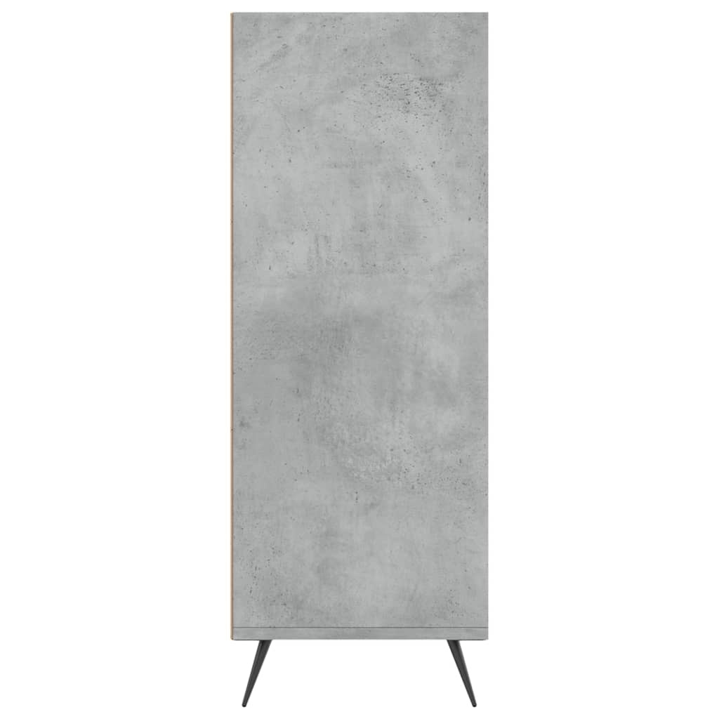 VidaXL Boekenkast 69,5x32,5x90 cm bewerkt hout betongrijs