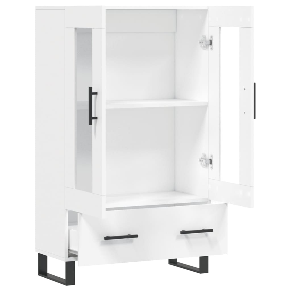VidaXL Hoge kast 69,5x31x115 cm bewerkt hout wit