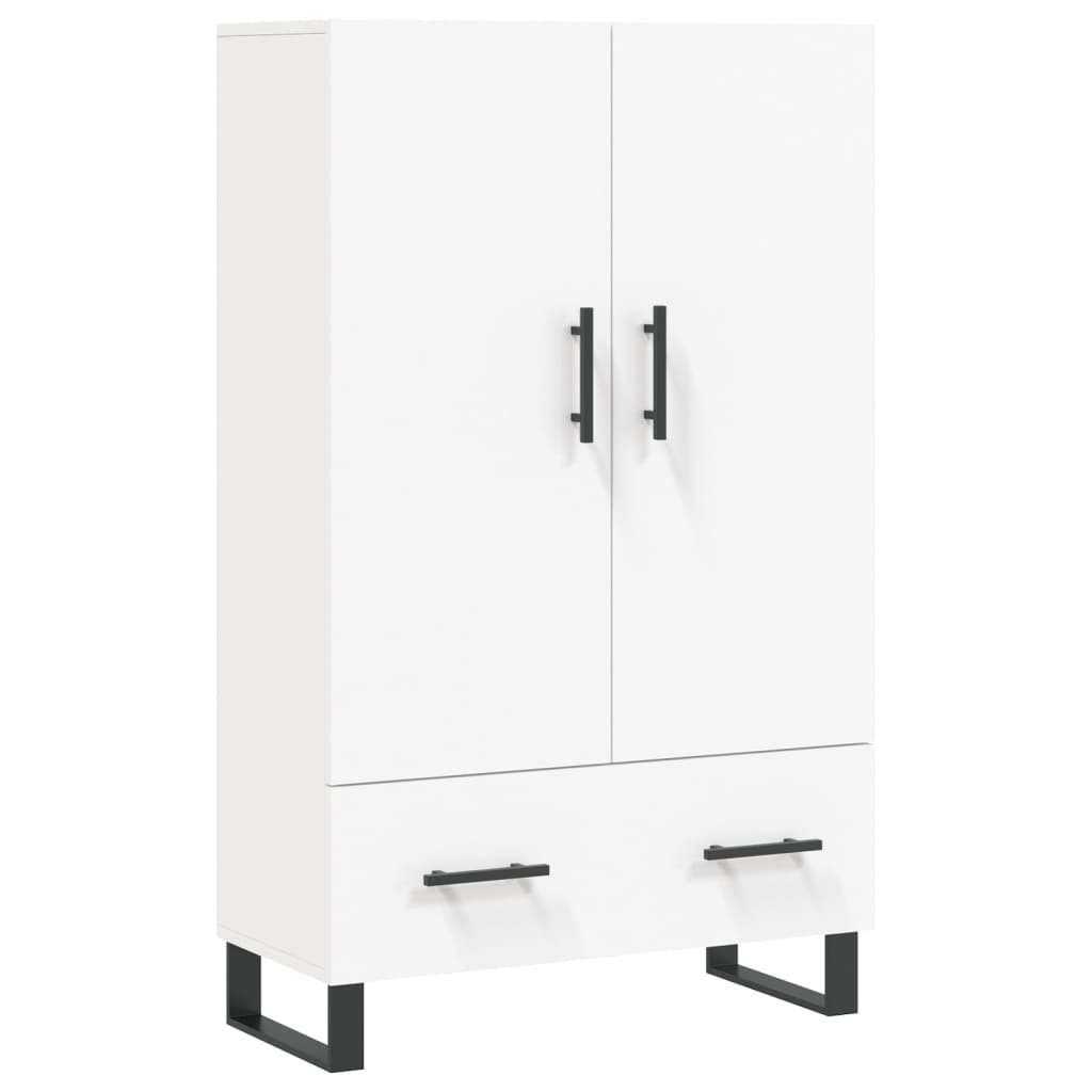 VidaXL Hoge kast 69,5x31x115 cm bewerkt hout wit