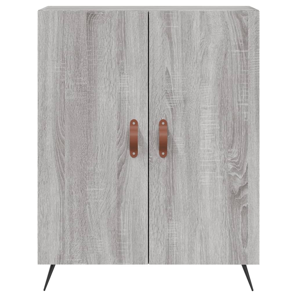 VidaXL Dressoir 69,5x34x90 cm bewerkt hout grijs sonoma eikenkleurig