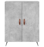 VidaXL Dressoir 69,5x34x90 cm bewerkt hout betongrijs