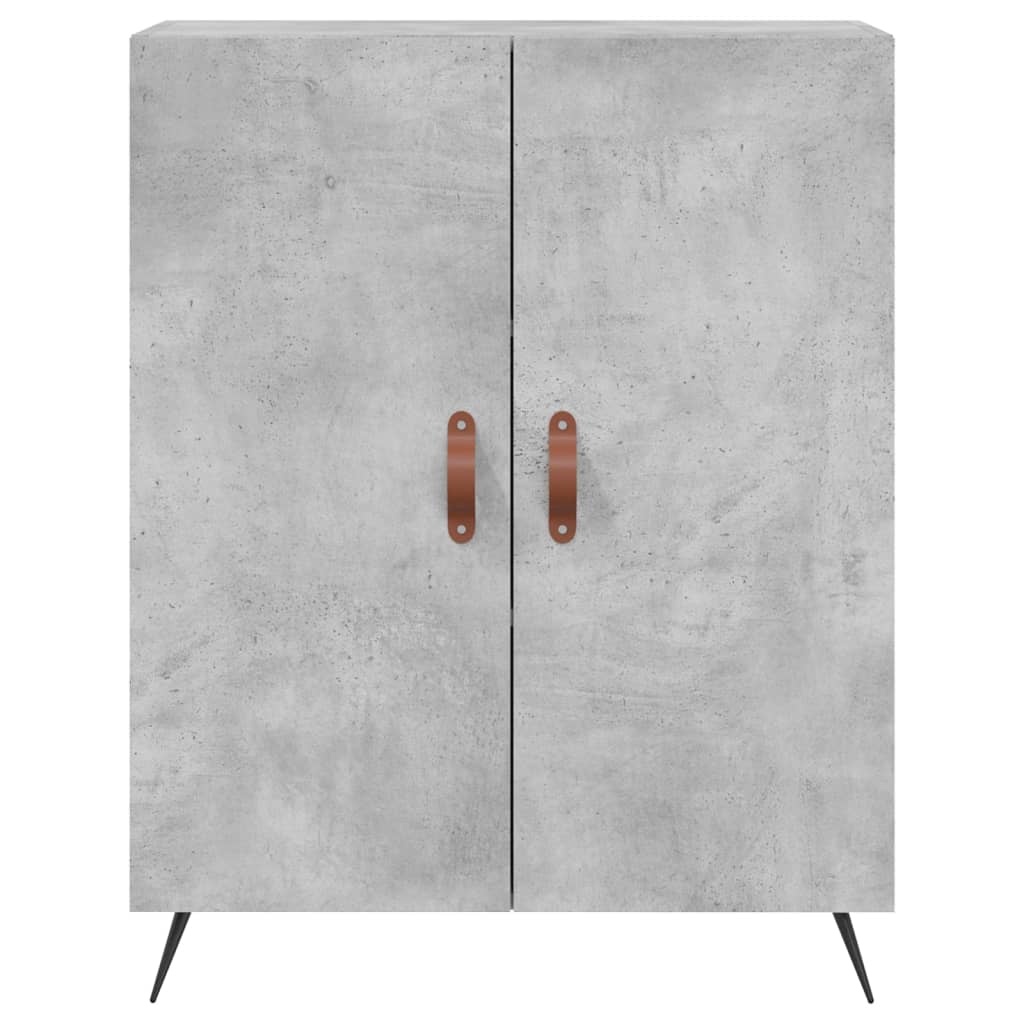 VidaXL Dressoir 69,5x34x90 cm bewerkt hout betongrijs