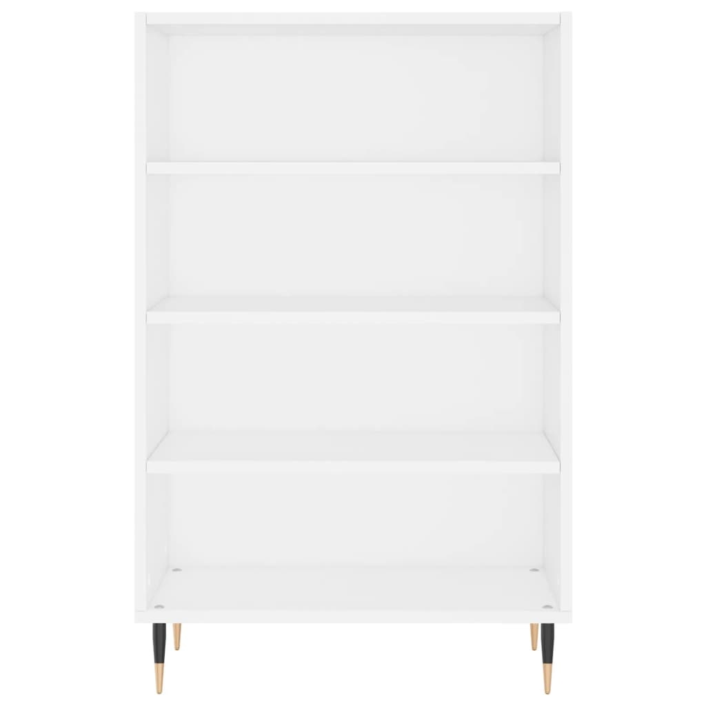 Hoge kast 57x35x90 cm bewerkt hout wit