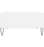 VidaXL Salontafel 60x60x30 cm bewerkt hout wit