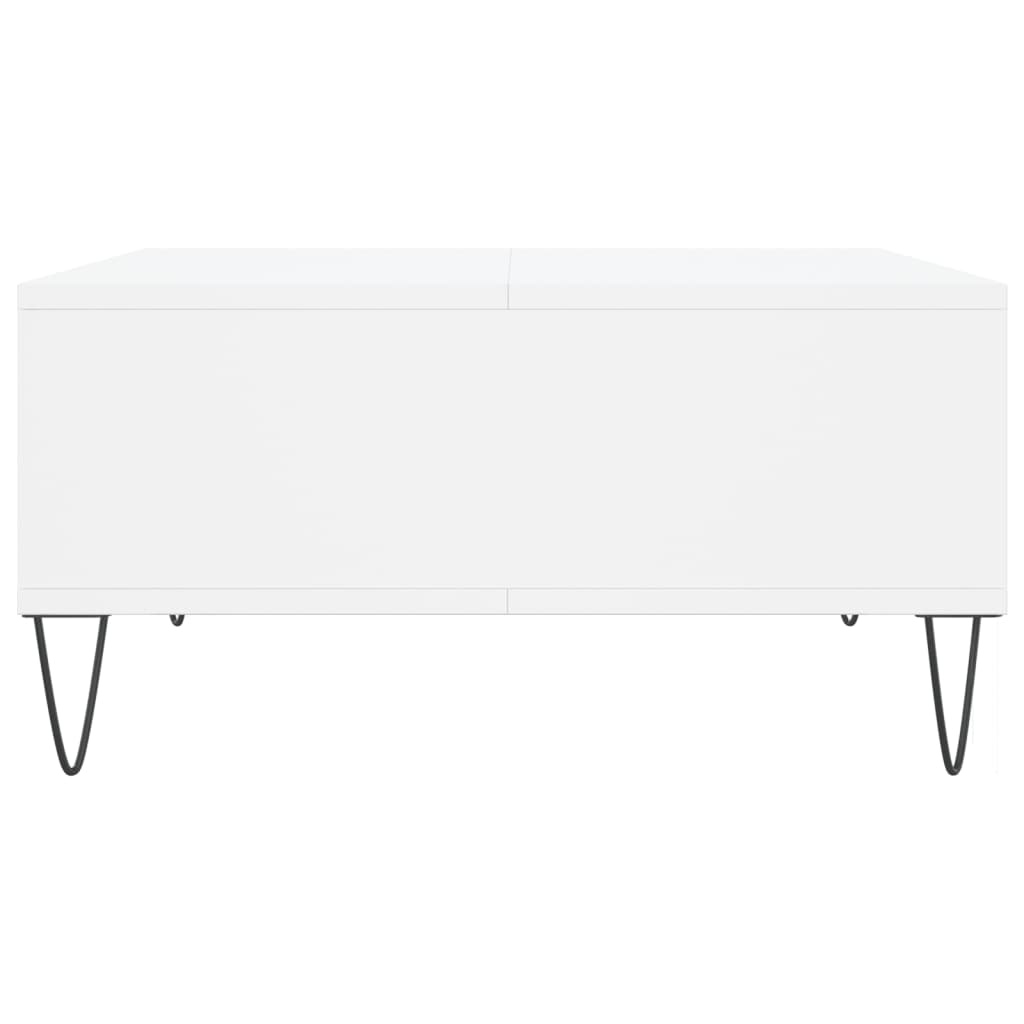 VidaXL Salontafel 60x60x30 cm bewerkt hout wit