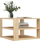 VidaXL Salontafel 59,5x59,5x40 cm bewerkt hout sonoma eikenkleurig