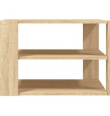 VidaXL Salontafel 59,5x59,5x40 cm bewerkt hout sonoma eikenkleurig