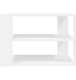 VidaXL Salontafel 59,5x59,5x40 cm bewerkt hout wit