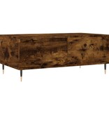 VidaXL Salontafel 90x50x36,5 cm bewerkt hout gerookt eikenkleurig